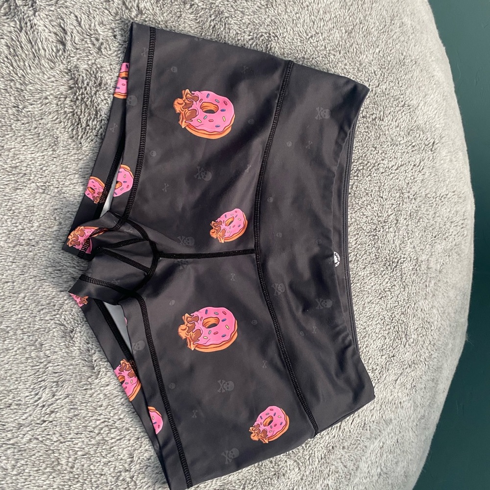 Feed me fight me donut shorts